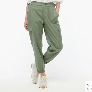 New J. Crew Factory Utility Cargo Pants Joggers Size Women’s 10